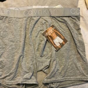 Calvin Klein Underwear Medium Boxer Briefs Gray